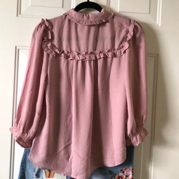 🛑SOLD New with tags women's ladies bow tie neck blouse - Picture 5 of 6